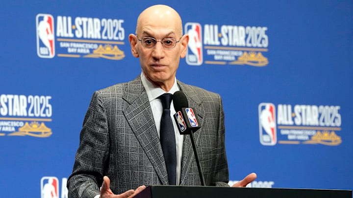 Adam Silver durante la celebración del Juego de Estrellas 2025 de la NBA donde debutó el minitorneo 
