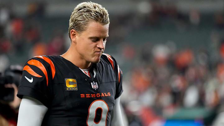 Sept. 23, 2024: Cincinnati Bengals quarterback Joe Burrow heads to the locker room after losing to the Washington Commanders 38-33.