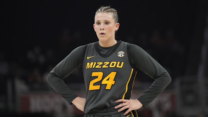 Jan 30, 2025; Austin, Texas, USA; Missouri Tigers guard Ashton Judd (24) waits to shoot a free throw during the second half against the Texas Longhorns at Moody Center. Mandatory Credit: Scott Wachter-Imagn Images Jan 30, 2025; Austin, Texas, USA; Missouri Tigers guard Ashton Judd (24) waits to shoot a free throw during the second half against the Texas Longhorns at Moody Center. Mandatory Credit: Scott Wachter-Imagn Images