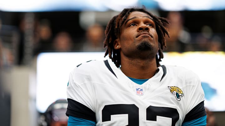 Jacksonville Jaguars cornerback Jarrian Jones Jacksonville Jaguars cornerback Jarrian Jones