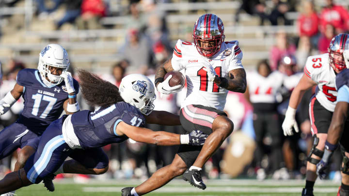 Dec 18, 2023; Charlotte, NC, USA; Western Kentucky Hilltoppers wide receiver Malachi Corley (11)