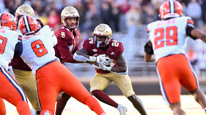 Boston College pushed Syracuse football around, dominated the line of scrimmage and used a potent rushing attack to prevail.