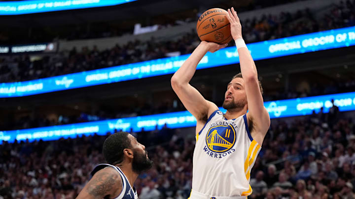 Klay Thompson, Golden State Warriors and Kyrie Irving, Dallas Mavericks