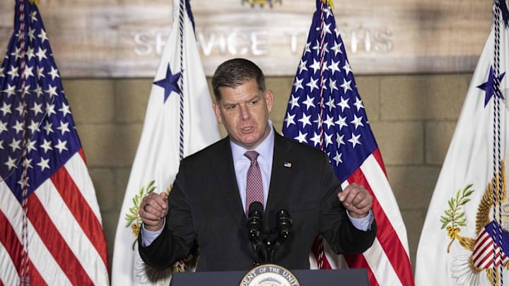 NHLPA president Marty Walsh in 2021.