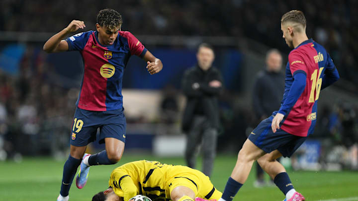 FC Barcelona v Borussia Dortmund - UEFA Champions League 2024/25 Quarter Final First Leg
