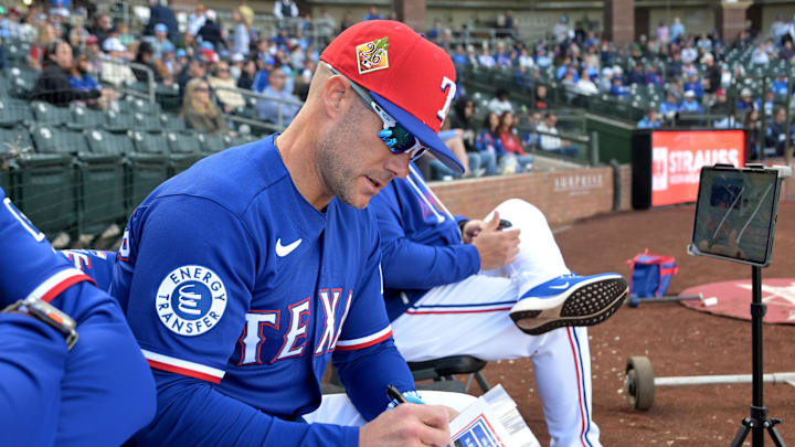 Texas Rangers manager Skip Schumaker.