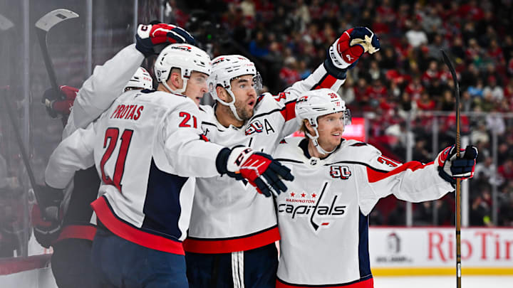 Aliaksei Protas, Tom Wilson, Rasmus Sandin, Washington Capitals