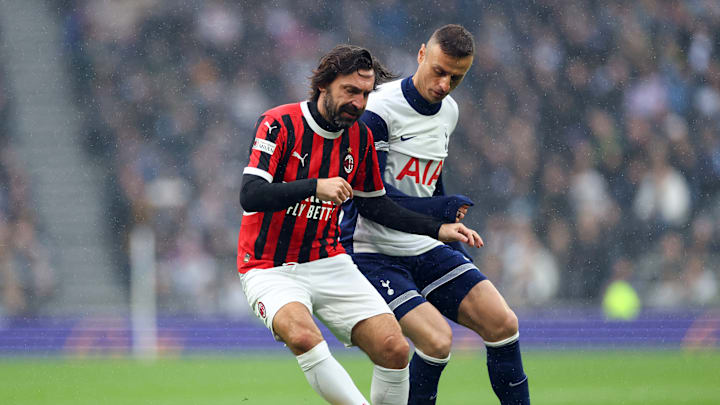 Andrea Pirlo and Dimitat Berbatov