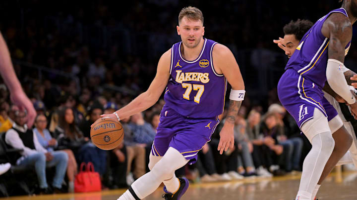 Los Angeles Lakers guard Luka Doncic is a solid prop target on Thursday.