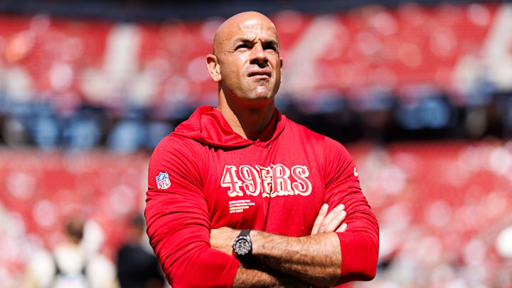 San Francisco 49ers defensive coordinator Robert Saleh
