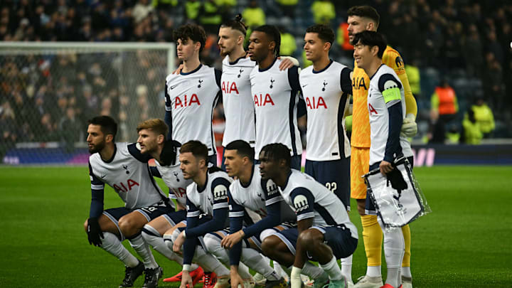 Spurs players ahead of the game