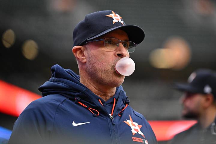 Houston Astros manager Joe Espada.