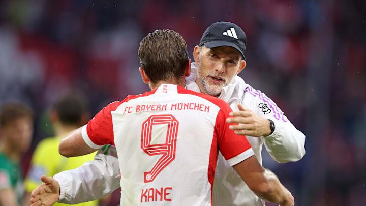 Thomas Tuchel and Harry Kane - reunited 