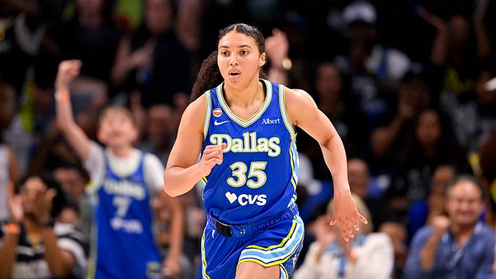 Dallas Wings guard Azzi Fudd. Dallas Wings guard Azzi Fudd.