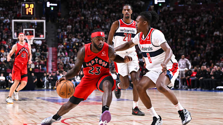 Bub Carrington, Washington Wizards and Jamal Shead, Toronto Raptors