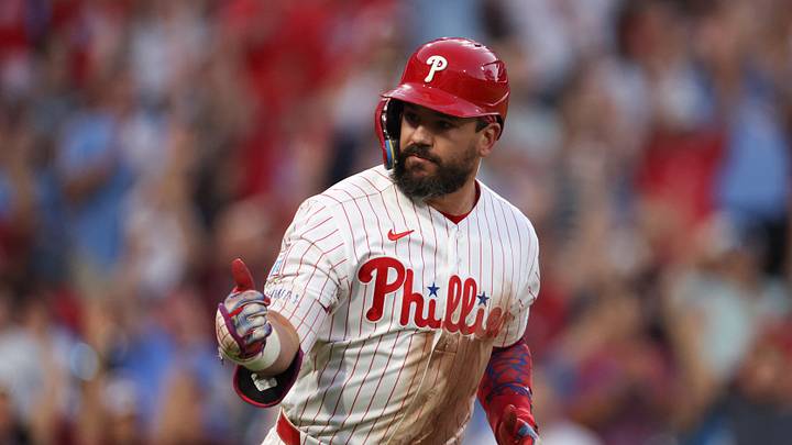 Philadelphia Phillies designated hitter Kyle Schwarber Philadelphia Phillies designated hitter Kyle Schwarber