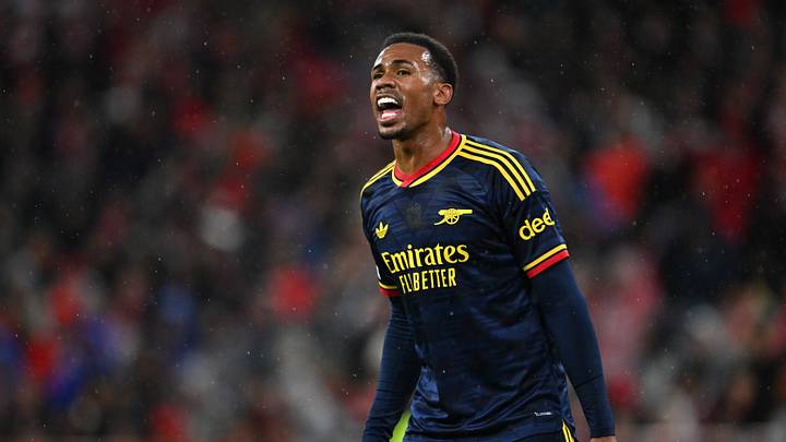 Gabriel was vocal throughout the match for Arsenal Gabriel was vocal throughout the match for Arsenal