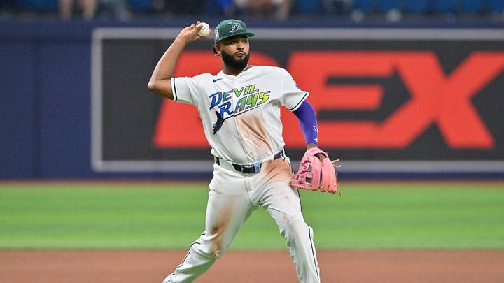 Tampa Bay Rays third baseman Junior Caminero is a solid prop target on Sunday. Tampa Bay Rays third baseman Junior Caminero is a solid prop target on Sunday.
