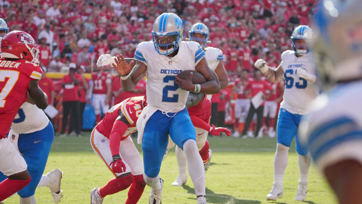 Detroit Lions quarterback Hendon Hooker. Detroit Lions quarterback Hendon Hooker.