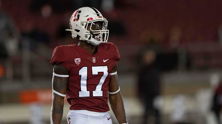 Stanford Cardinal cornerback Kyu Blu Kelly (17)