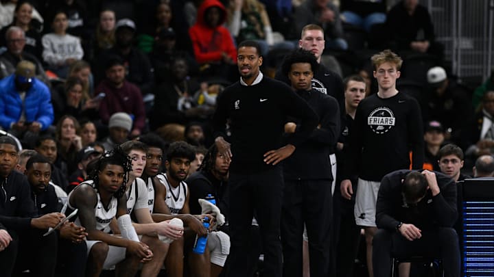Providence Friars head coach Kim English 