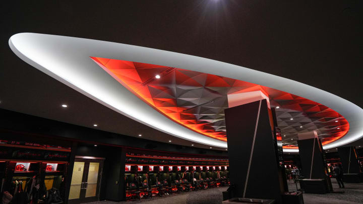 The Bengals unveil their new locker room to media on Tuesday July 30, 2024 at Paycor Stadium. The Bengals unveil their new locker room to media on Tuesday July 30, 2024 at Paycor Stadium.