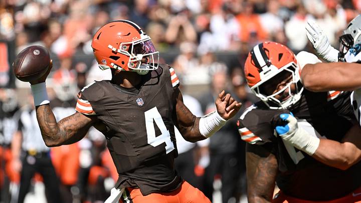 The Cleveland Browns and quarterback Deshaun Watson are underdogs in Week 4. The Cleveland Browns and quarterback Deshaun Watson are underdogs in Week 4.