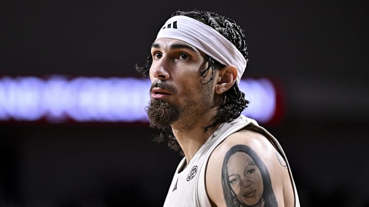 Feb 18, 2026; College Station, Texas, USA; Texas A&M Aggies guard Pop Isaacs (2) looks on during the first half against the Ole Miss Rebels at Reed Arena. Mandatory Credit: Maria Lysaker-Imagn Images Feb 18, 2026; College Station, Texas, USA; Texas A&M Aggies guard Pop Isaacs (2) looks on during the first half against the Ole Miss Rebels at Reed Arena. Mandatory Credit: Maria Lysaker-Imagn Images