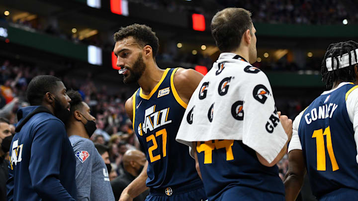 Gobert encaró al centro de los Indiana Pacers, Myles Turner
