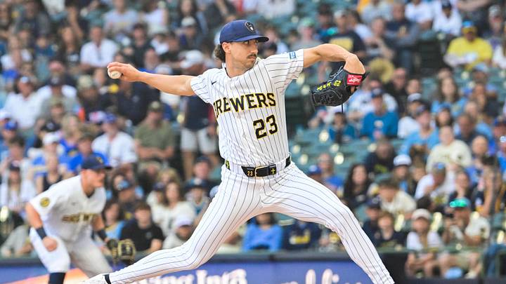 Milwaukee Brewers starting pitcher Brandon Sproat. Milwaukee Brewers starting pitcher Brandon Sproat.