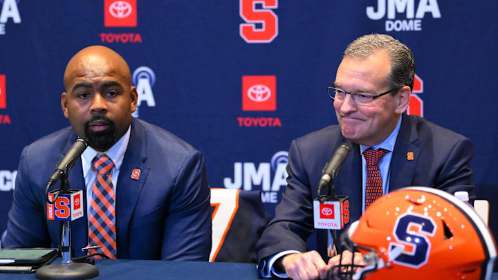 Four-star junior quarterback Luke Carney, who's thrown for more than 10,000 yards and 112 TDs, commits to Syracuse football.