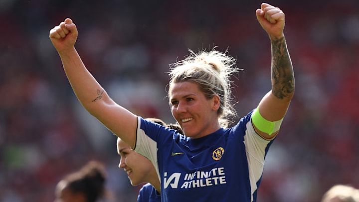 Millie Bright has registered 128 wins in a Chelsea shirt