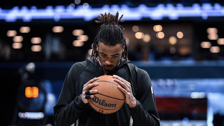 Mar 29, 2026; Brooklyn, New York, USA; Brooklyn Nets center Nic Claxton (33) before the game against the Sacramento Kings at Barclays Center. Mandatory Credit: John Jones-Imagn Images
