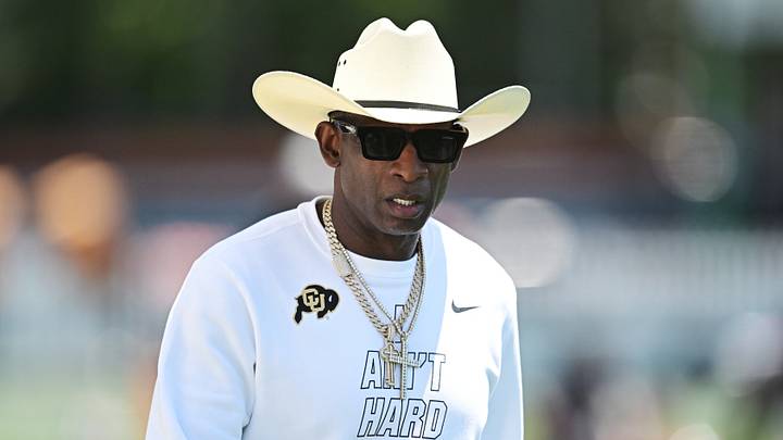 Jul 30, 2026; Berea, OH, USA; Former NFL player Deion Sanders arrives at Cleveland Browns training camp at CrossCountry Mortgage Campus. Mandatory Credit: Ken Blaze-Imagn Images Jul 30, 2026; Berea, OH, USA; Former NFL player Deion Sanders arrives at Cleveland Browns training camp at CrossCountry Mortgage Campus. Mandatory Credit: Ken Blaze-Imagn Images