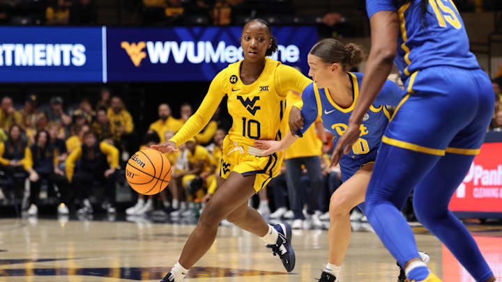 West Virginia University junior guard Jordan Harrison. 