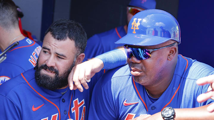 Mar 12, 2023; Port St. Lucie, Florida, USA;  New York Mets outfield & first base coach Wayne