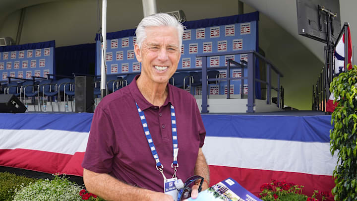 Philadelphia Phillies General Manager Dave Dombrowski at the National Baseball Hall of Fame Induction Ceremony in 2024.