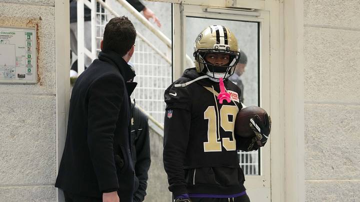Oct 23, 2026; Paris, France; New Orleans Saints wide receiver Barion Brown (19) Mandatory Credit: Kirby Lee-Imagn Images Oct 23, 2026; Paris, France; New Orleans Saints wide receiver Barion Brown (19) Mandatory Credit: Kirby Lee-Imagn Images