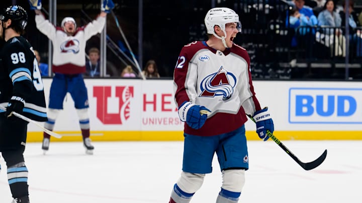 Colorado Avalanche forward Artturi Lehkonen scored his first career hat trick in a big win over the Utah Hockey Club.