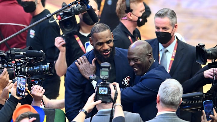LeBron James y Michael Jordan son quizás los dos mejores jugadores en la historia de la NBA
