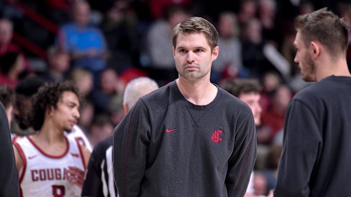 Washington State Cougars head coach David Riley. Washington State Cougars head coach David Riley.