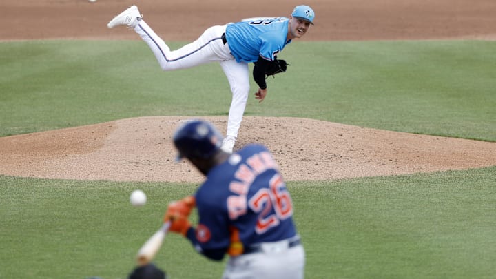 Miami Marlins pitcher Janson Junk.