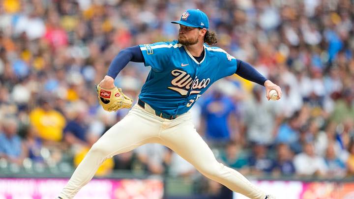 Aug 5, 2026; Milwaukee, Wisconsin, USA; Milwaukee Brewers pitcher Shane Drohan (55) throws a pitch during the second inning against the Minnesota Twins at American Family Field. Mandatory Credit: Jeff Hanisch-Imagn Images Aug 5, 2026; Milwaukee, Wisconsin, USA; Milwaukee Brewers pitcher Shane Drohan (55) throws a pitch during the second inning against the Minnesota Twins at American Family Field. Mandatory Credit: Jeff Hanisch-Imagn Images