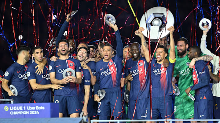 PSG celebrated their Ligue 1 conquest in grand style.