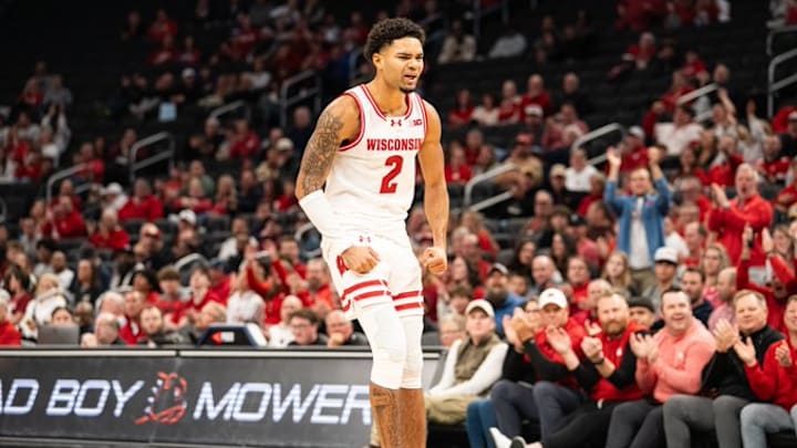 Nick Boyd reacts during the second half of Wisconsin's exhibition game against Oklahoma. Nick Boyd reacts during the second half of Wisconsin's exhibition game against Oklahoma.