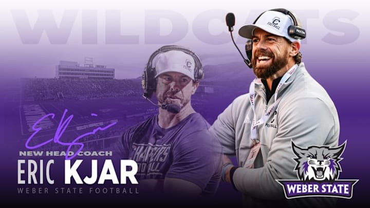 Eric Kjar, who was the head coach at Corner Canyon High School, takes over the Weber State football program.