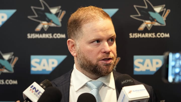 San Jose Sharks head coach Ryan Warsofsky