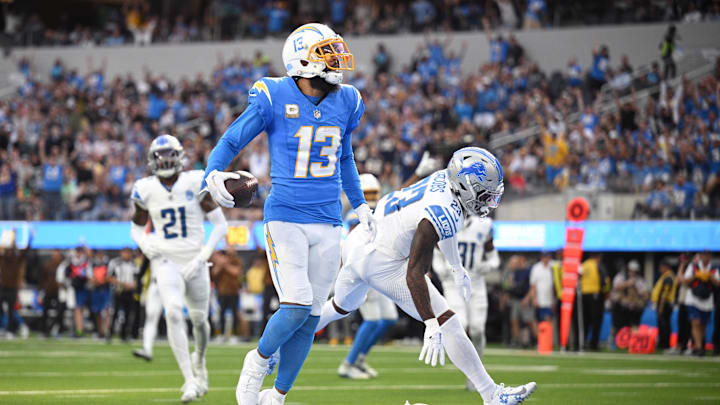Nov 12, 2023; Inglewood, California, USA; Los Angeles Chargers wide receiver Keenan Allen (13)