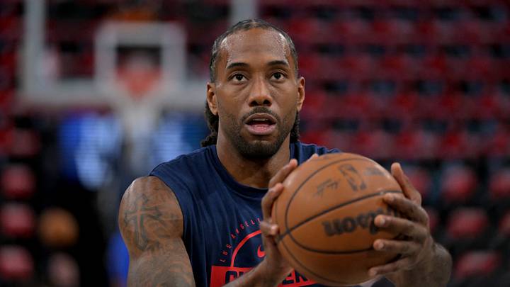 Los Angeles Clippers forward Kawhi Leonard warms up. Credit: Jayne Kamin-Oncea-Imagn Images Los Angeles Clippers forward Kawhi Leonard warms up. Credit: Jayne Kamin-Oncea-Imagn Images