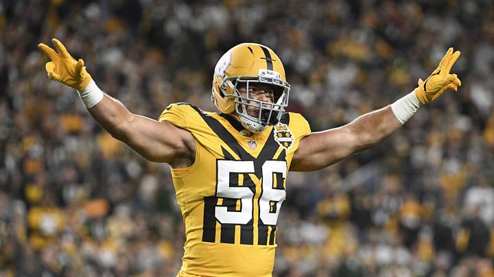 Pittsburgh Steelers linebacker Alex Highsmith (56) 